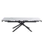 Ceramic table TML-819 white cloud black order